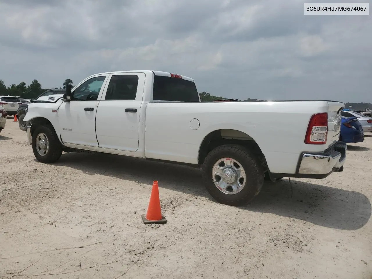 2021 Ram 2500 Tradesman VIN: 3C6UR4HJ7MG674067 Lot: 57475604