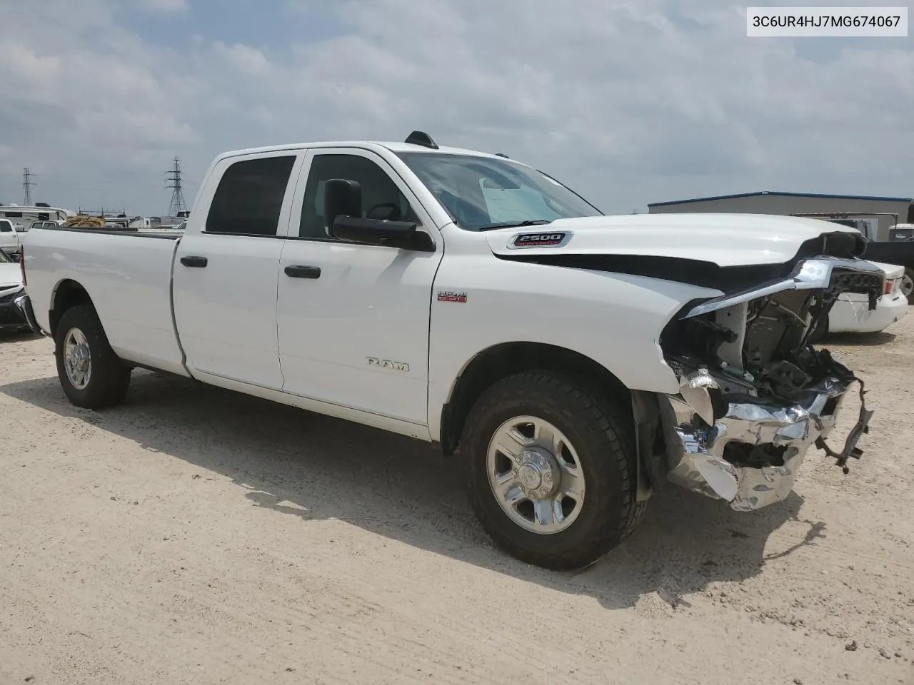 2021 Ram 2500 Tradesman VIN: 3C6UR4HJ7MG674067 Lot: 57475604