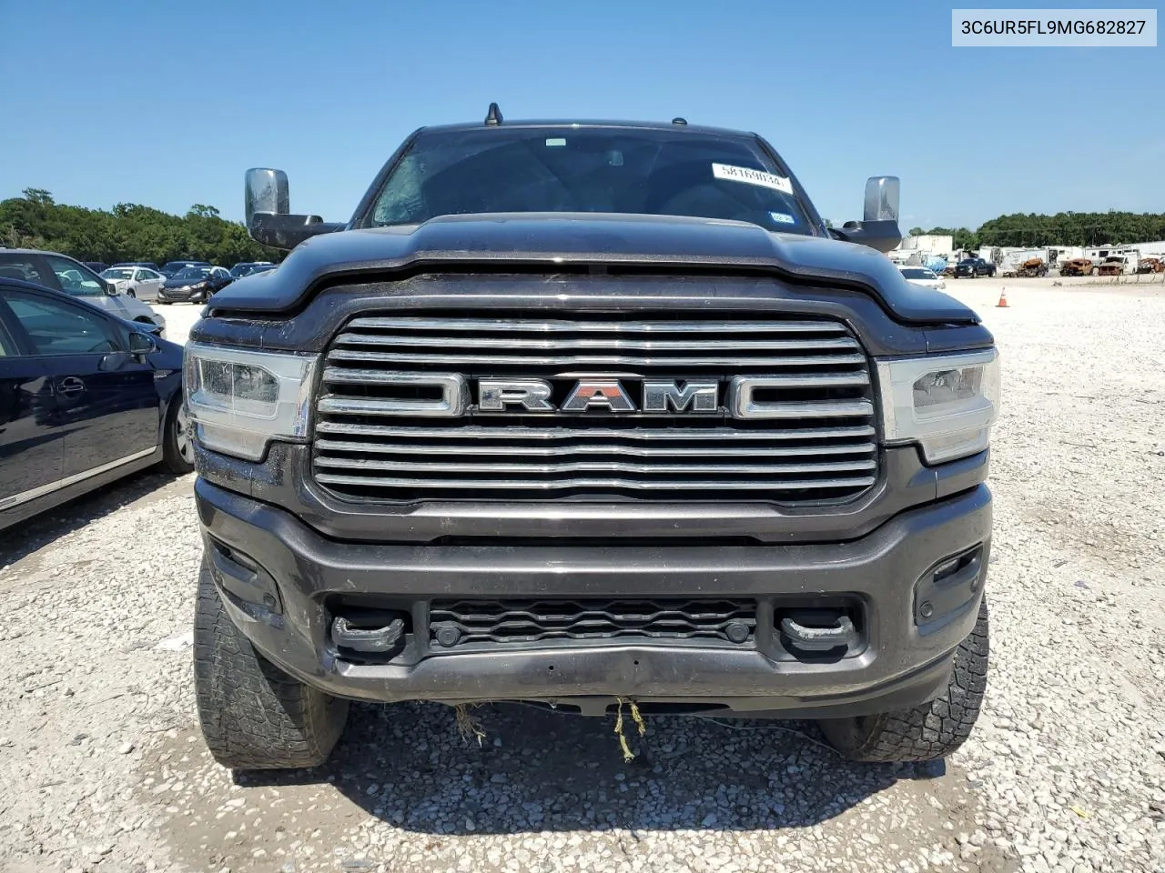 2021 Ram 2500 Laramie VIN: 3C6UR5FL9MG682827 Lot: 58169034