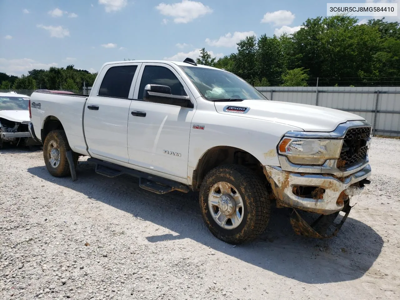 2021 Ram 2500 Tradesman VIN: 3C6UR5CJ8MG584410 Lot: 58923454