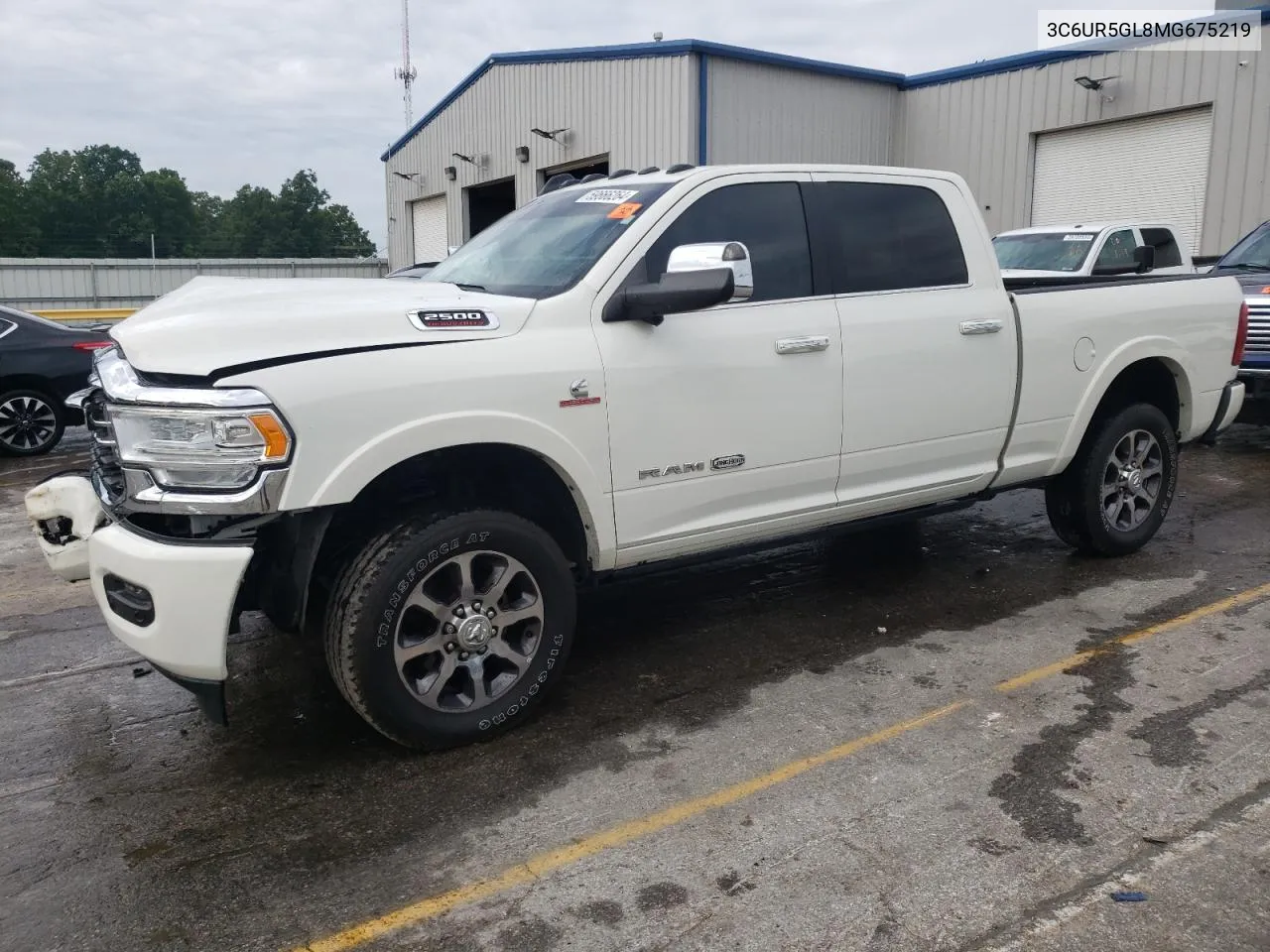 2021 Ram 2500 Longhorn VIN: 3C6UR5GL8MG675219 Lot: 59666264