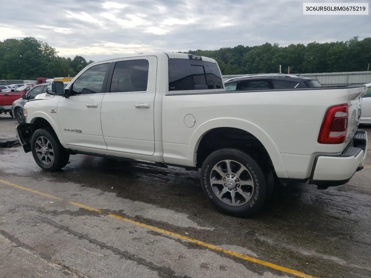 2021 Ram 2500 Longhorn VIN: 3C6UR5GL8MG675219 Lot: 59666264