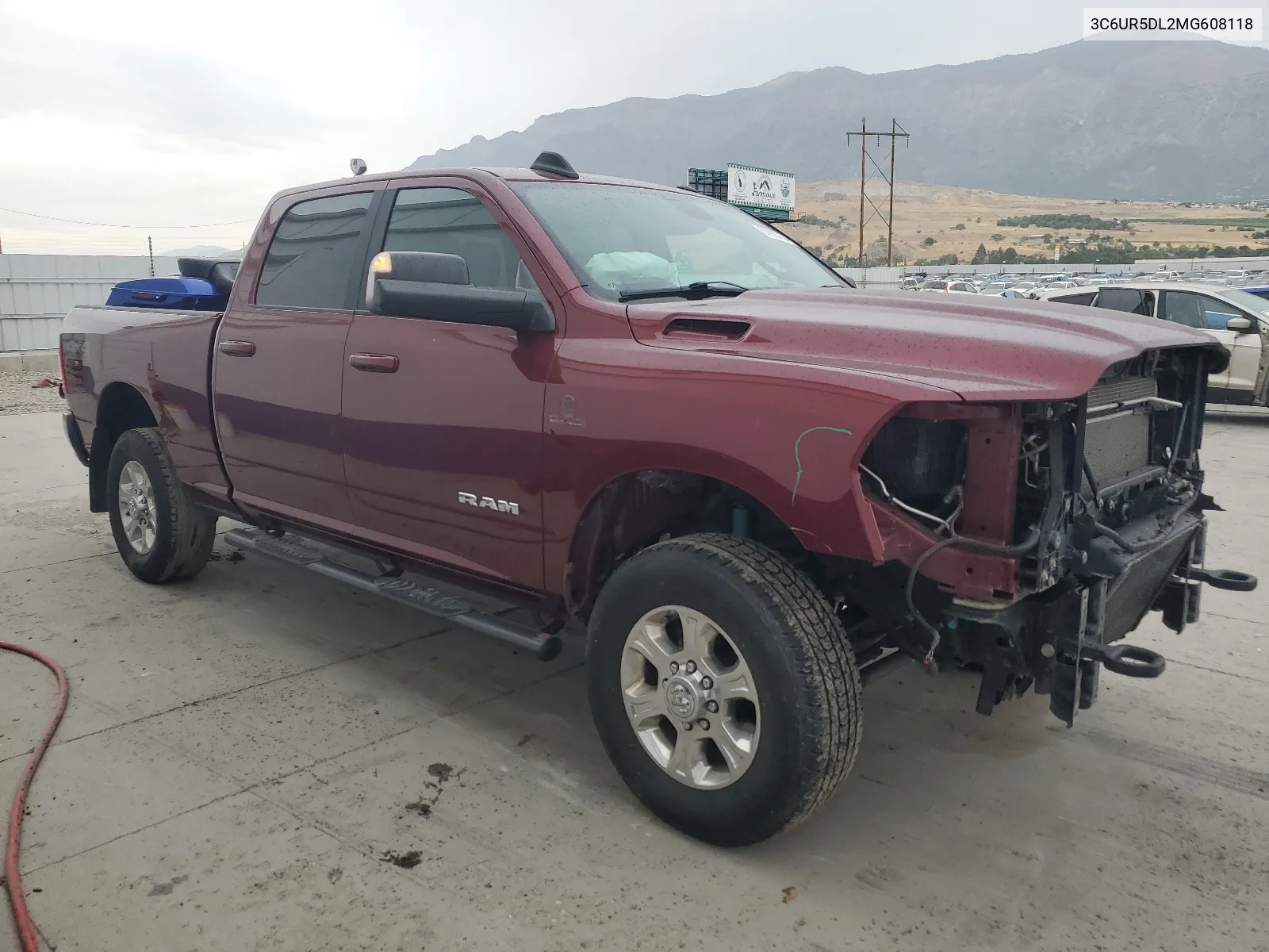 2021 Ram 2500 Big Horn VIN: 3C6UR5DL2MG608118 Lot: 63930754