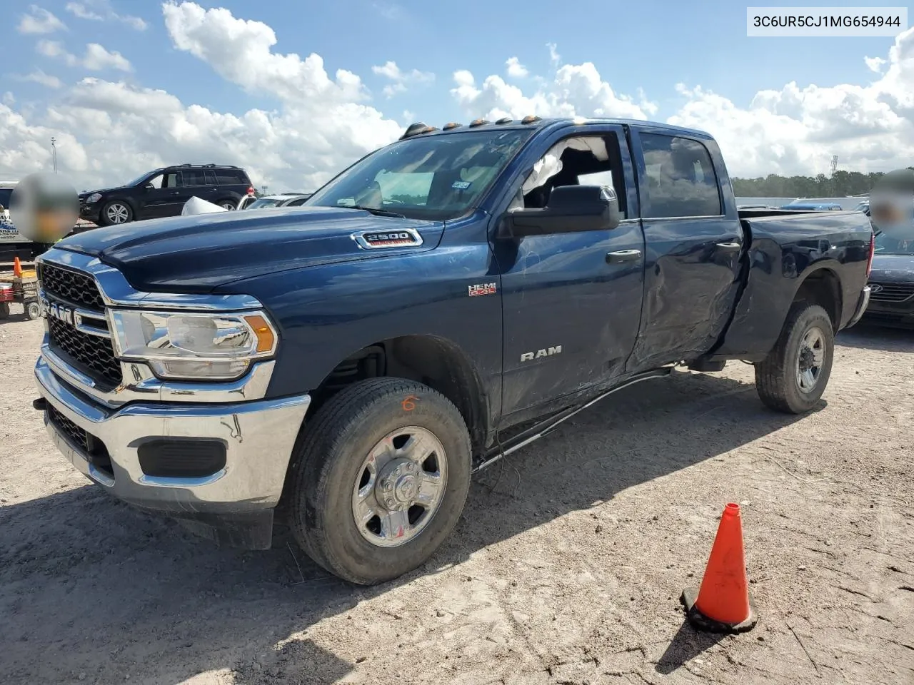 2021 Ram 2500 Tradesman VIN: 3C6UR5CJ1MG654944 Lot: 65907454