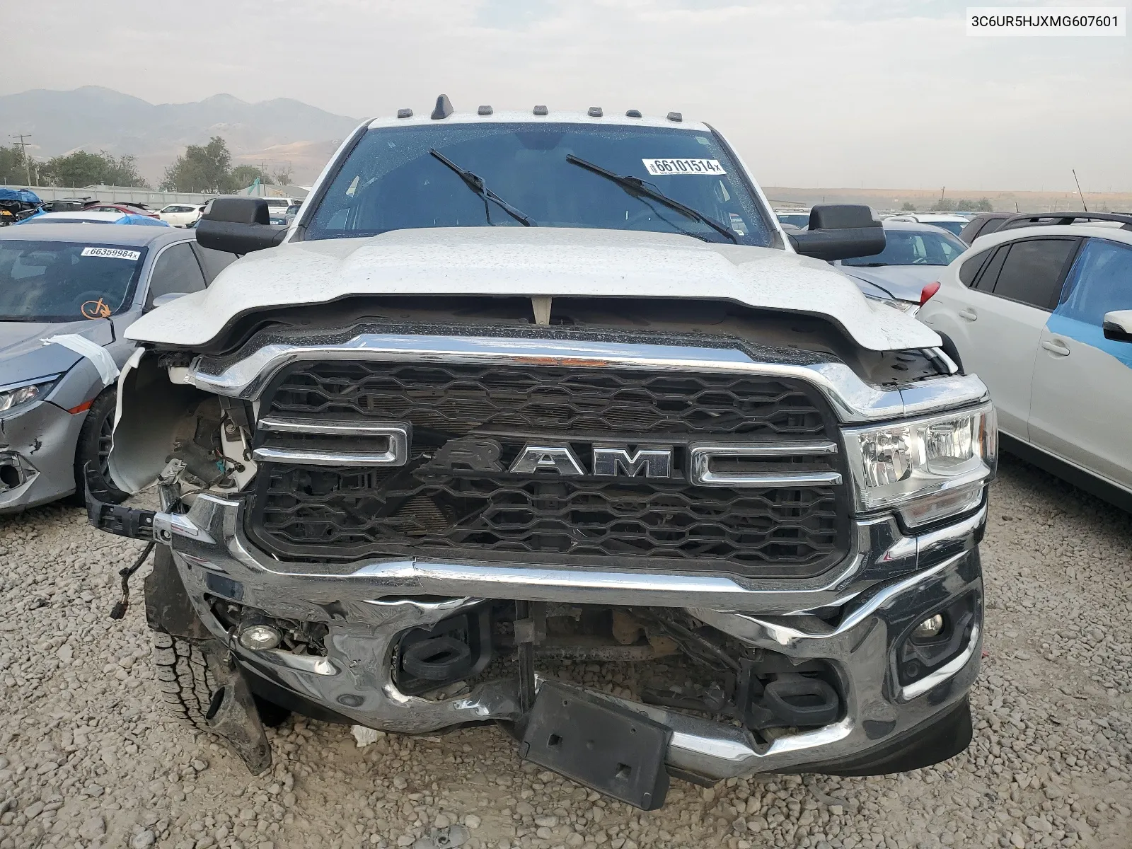 2021 Ram 2500 Tradesman VIN: 3C6UR5HJXMG607601 Lot: 66101514