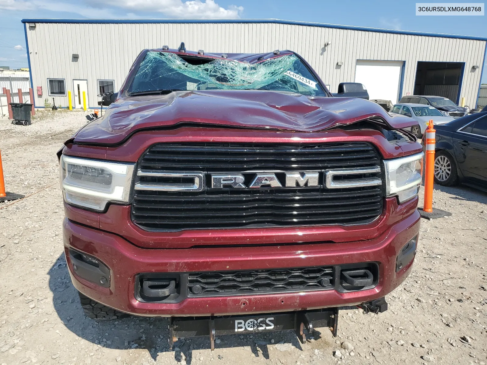 2021 Ram 2500 Big Horn VIN: 3C6UR5DLXMG648768 Lot: 66469434