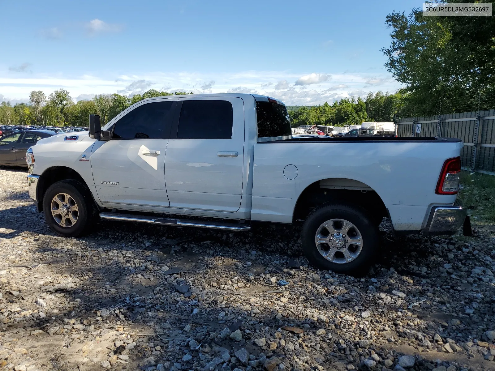 2021 Ram 2500 Big Horn VIN: 3C6UR5DL3MG532697 Lot: 66823034