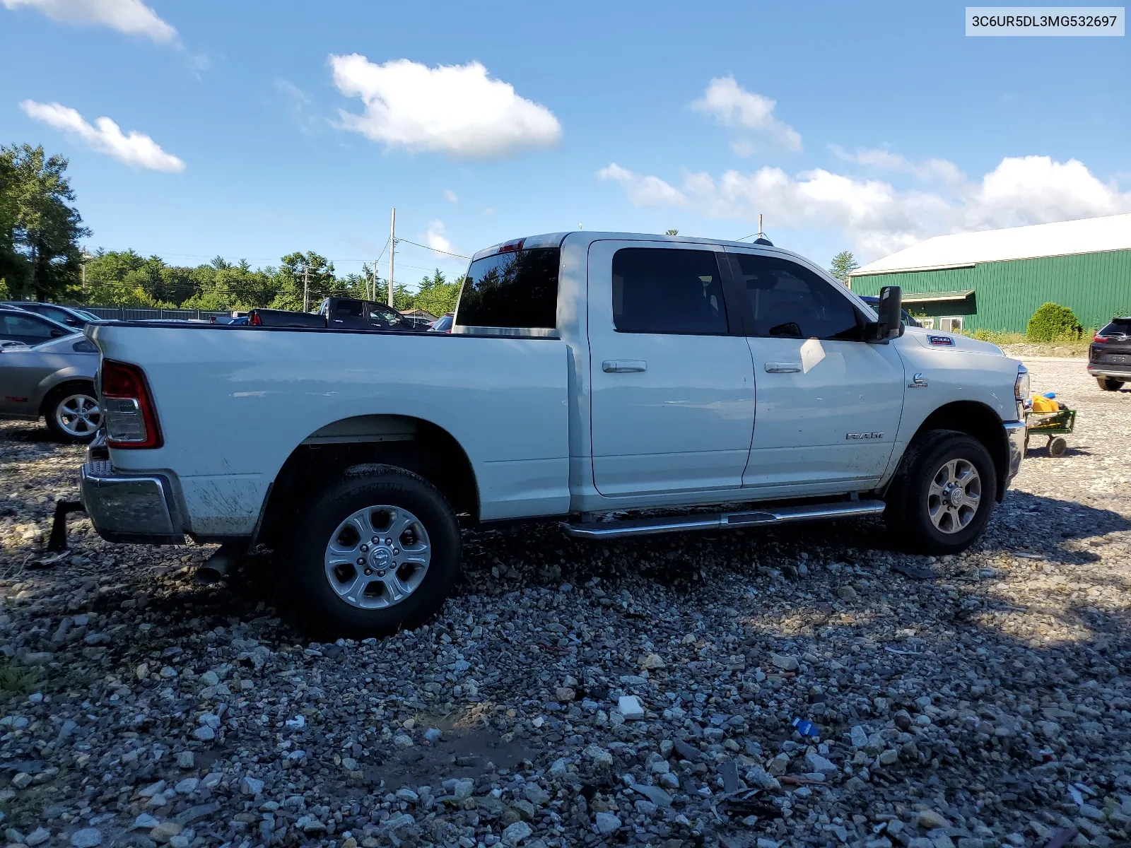 2021 Ram 2500 Big Horn VIN: 3C6UR5DL3MG532697 Lot: 66823034