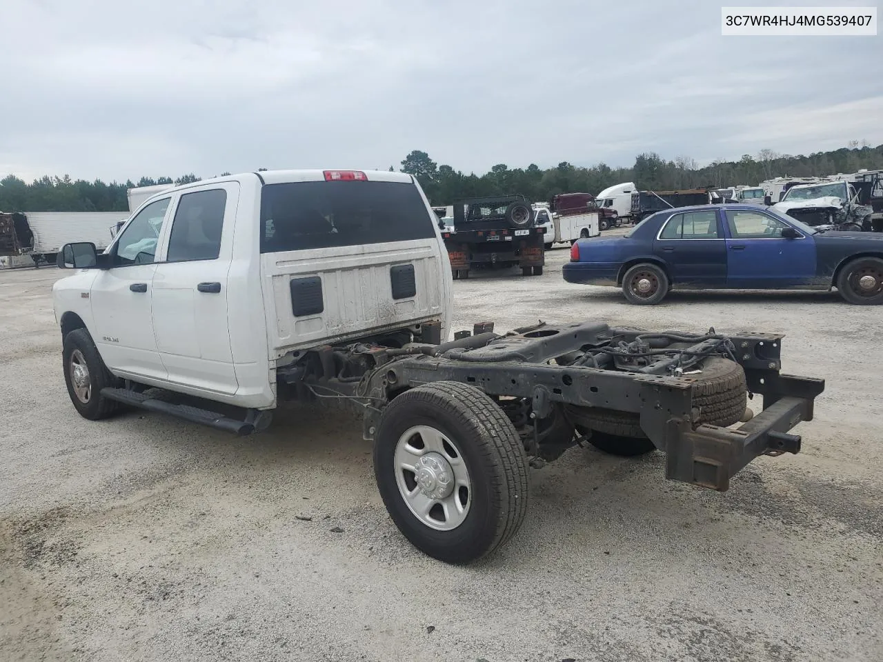 2021 Ram 2500 Tradesman VIN: 3C7WR4HJ4MG539407 Lot: 66891894