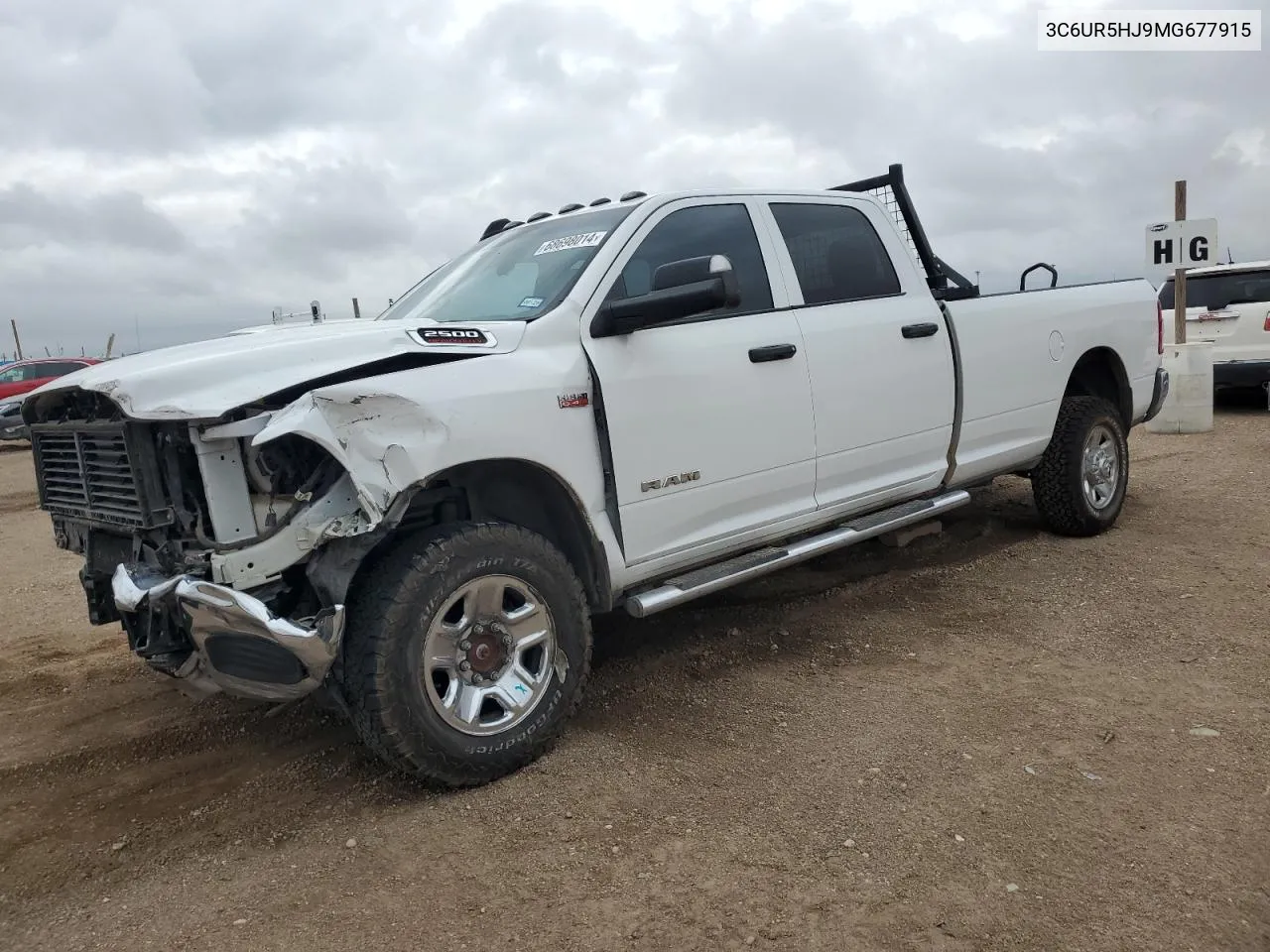 2021 Ram 2500 Tradesman VIN: 3C6UR5HJ9MG677915 Lot: 68698014