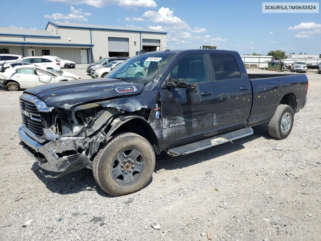 2021 Ram 2500 Big Horn VIN: 3C6UR5JL1MG653524 Lot: 69679534