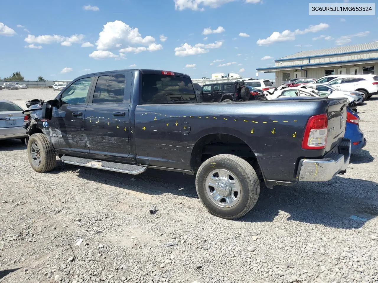 2021 Ram 2500 Big Horn VIN: 3C6UR5JL1MG653524 Lot: 69679534