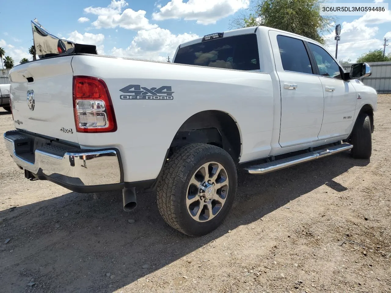 2021 Ram 2500 Big Horn VIN: 3C6UR5DL3MG594486 Lot: 69815164