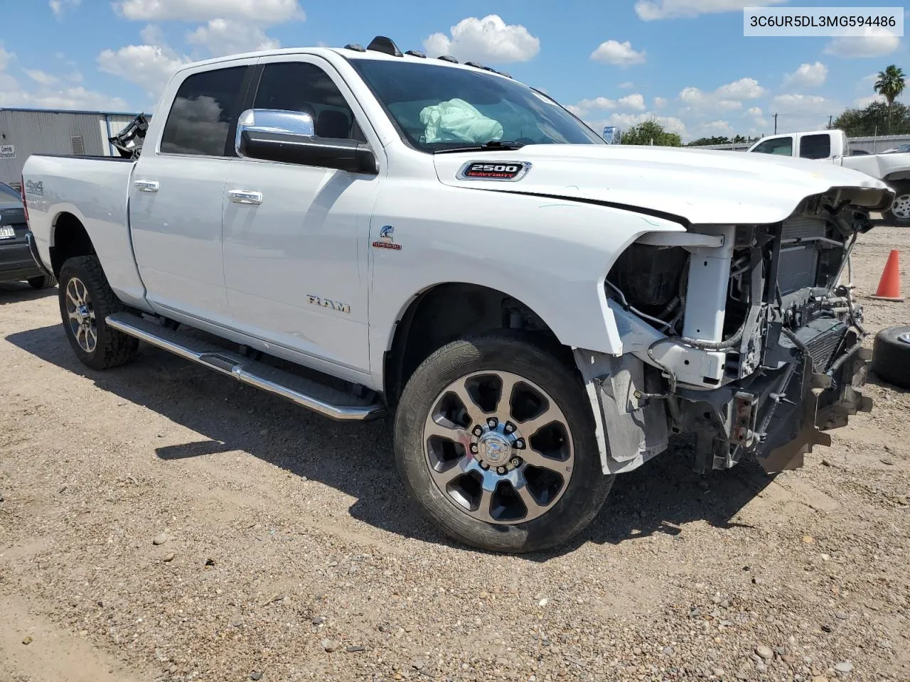 2021 Ram 2500 Big Horn VIN: 3C6UR5DL3MG594486 Lot: 69815164