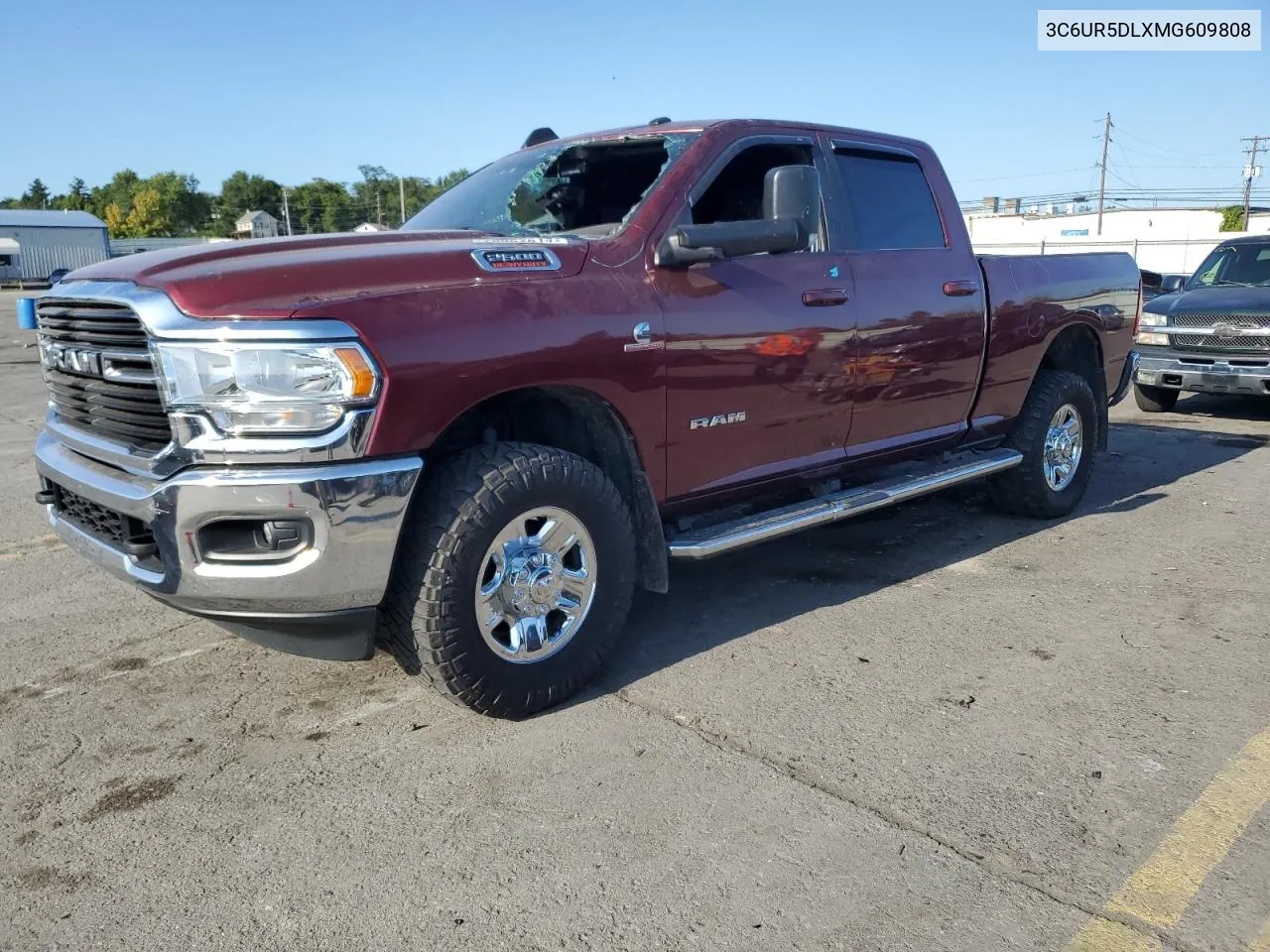 2021 Ram 2500 Big Horn VIN: 3C6UR5DLXMG609808 Lot: 70067614