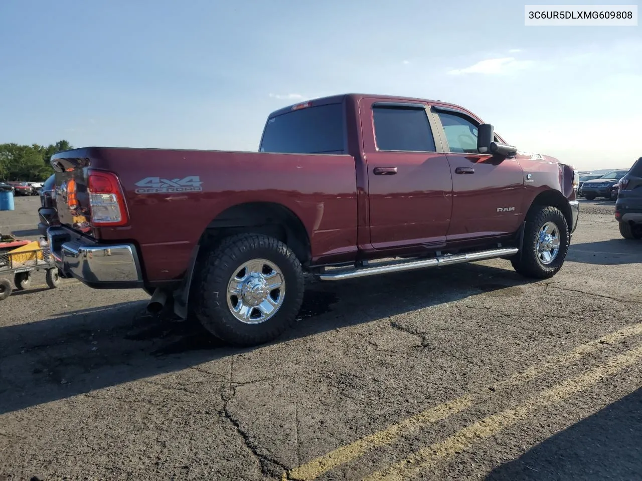 2021 Ram 2500 Big Horn VIN: 3C6UR5DLXMG609808 Lot: 70067614