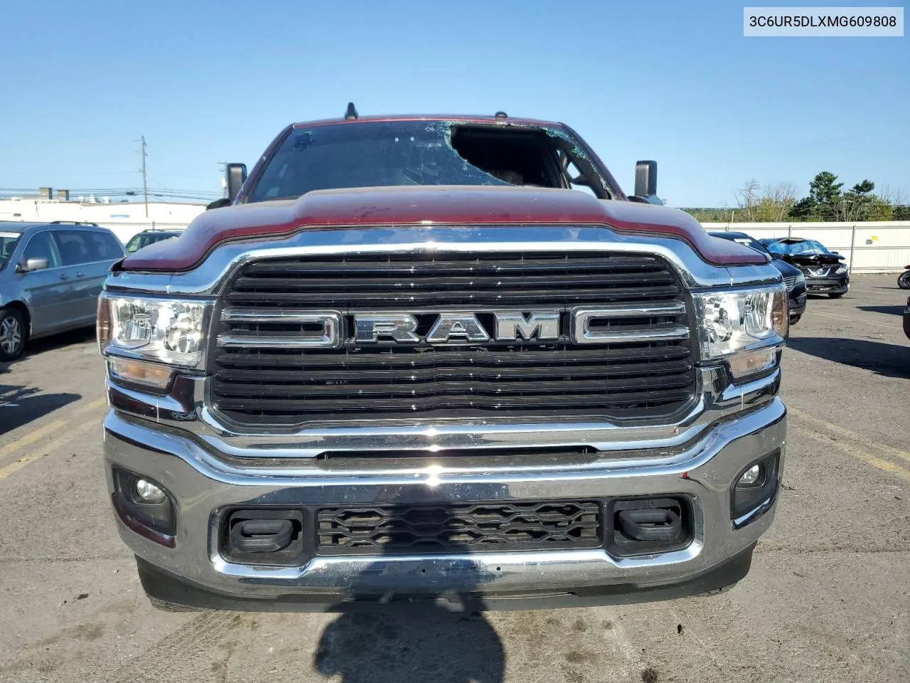 2021 Ram 2500 Big Horn VIN: 3C6UR5DLXMG609808 Lot: 70067614