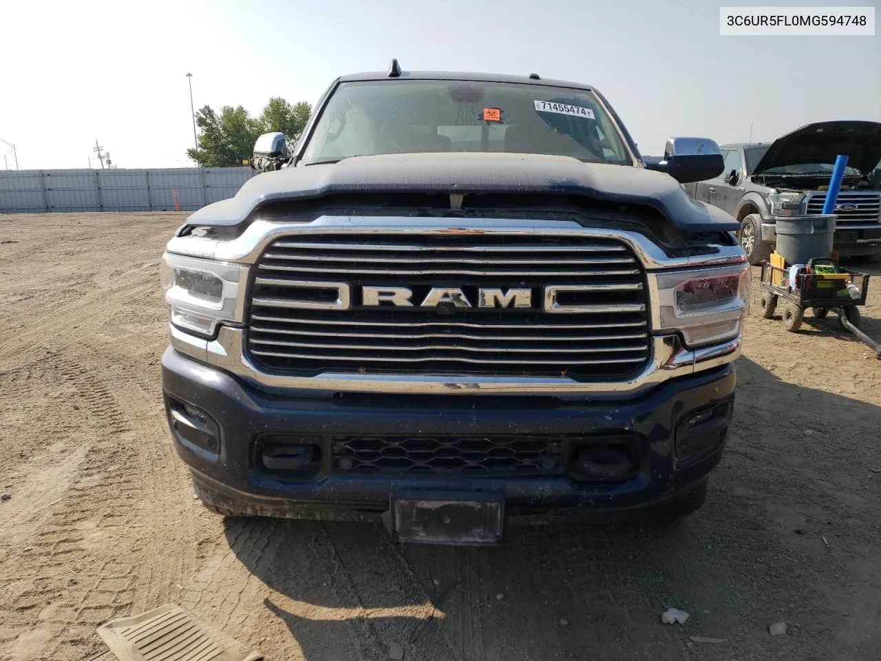 2021 Ram 2500 Laramie VIN: 3C6UR5FL0MG594748 Lot: 71455474