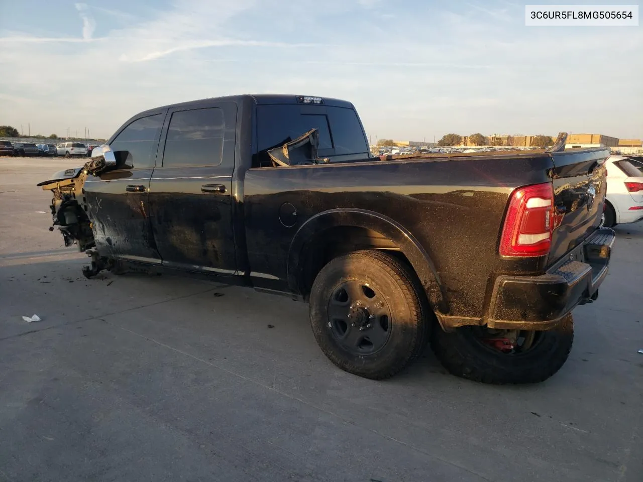 2021 Ram 2500 Laramie VIN: 3C6UR5FL8MG505654 Lot: 71914324