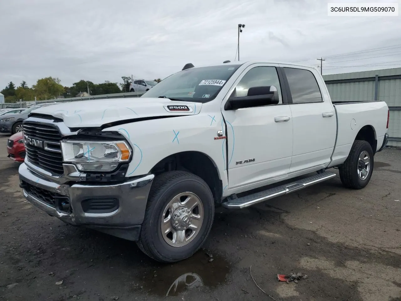 2021 Ram 2500 Big Horn VIN: 3C6UR5DL9MG509070 Lot: 72125944