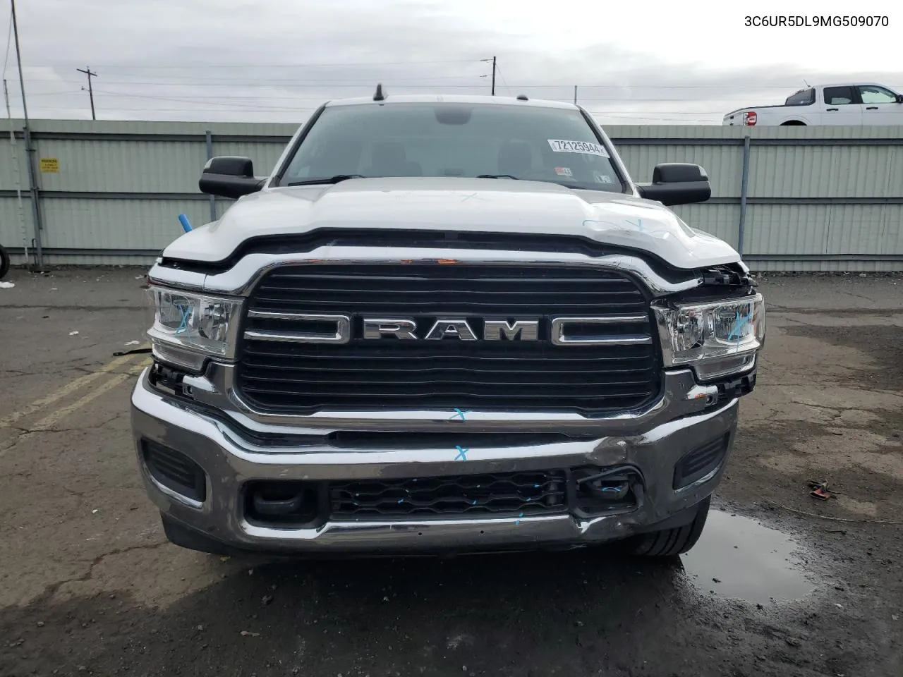 2021 Ram 2500 Big Horn VIN: 3C6UR5DL9MG509070 Lot: 72125944