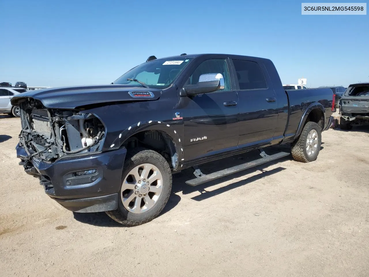 2021 Ram 2500 Laramie VIN: 3C6UR5NL2MG545598 Lot: 72731594