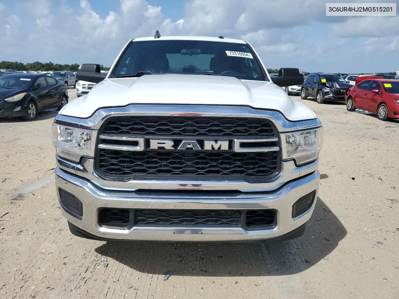 2021 Ram 2500 Tradesman VIN: 3C6UR4HJ2MG515201 Lot: 73316954