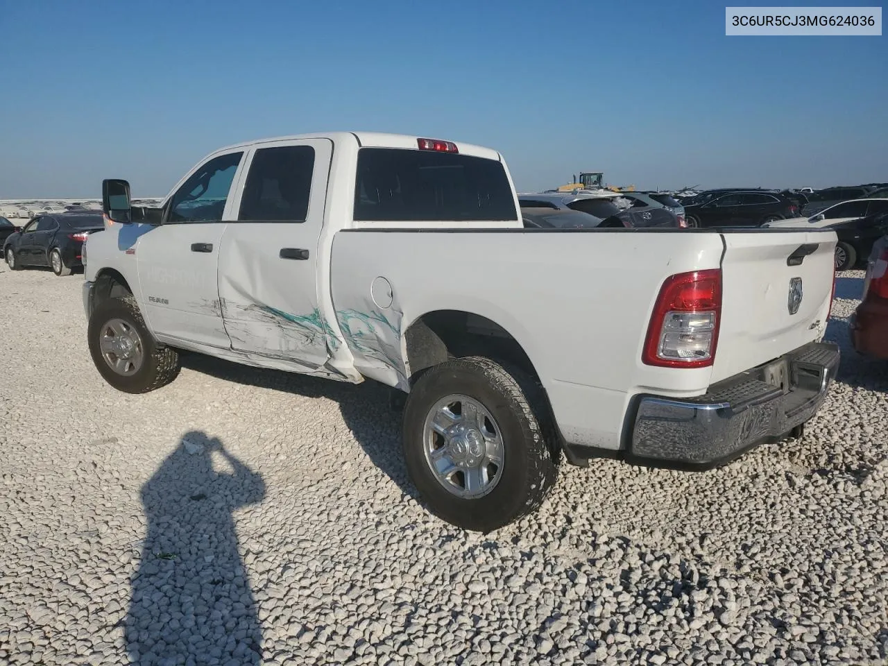 2021 Ram 2500 Tradesman VIN: 3C6UR5CJ3MG624036 Lot: 73653124