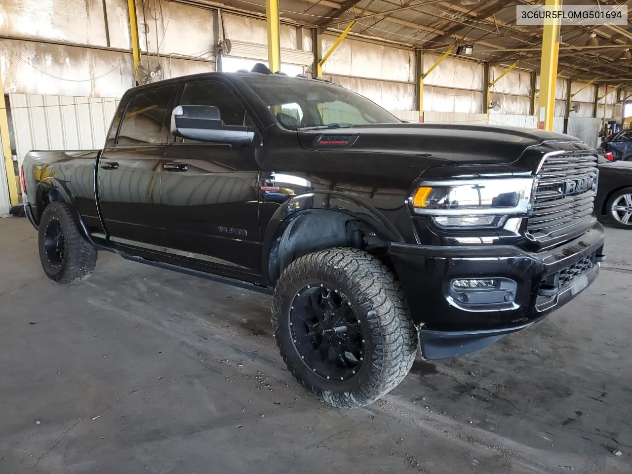 2021 Ram 2500 Laramie VIN: 3C6UR5FL0MG501694 Lot: 73696474