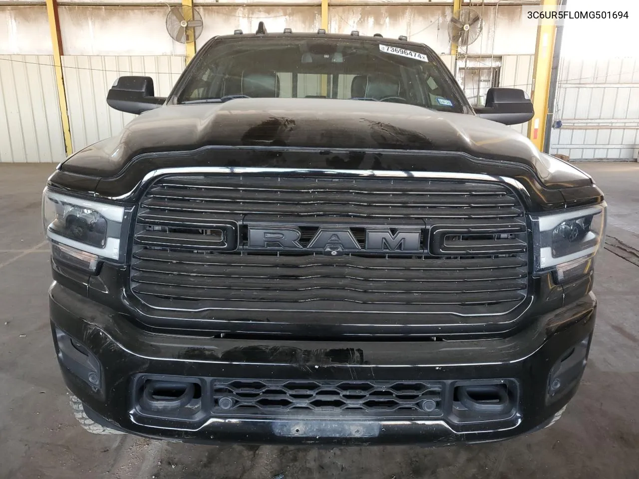 2021 Ram 2500 Laramie VIN: 3C6UR5FL0MG501694 Lot: 73696474