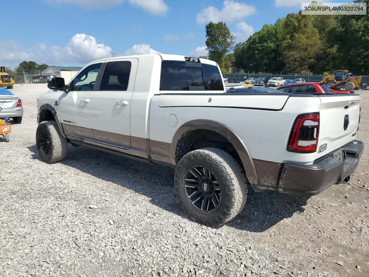 2021 Ram 2500 Longhorn VIN: 3C6UR5PL4MG520294 Lot: 74426784