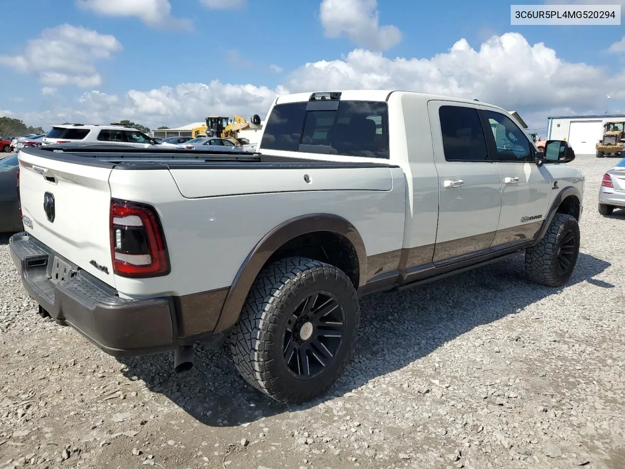 2021 Ram 2500 Longhorn VIN: 3C6UR5PL4MG520294 Lot: 74426784