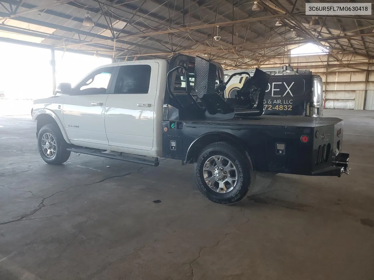 2021 Ram 2500 Laramie VIN: 3C6UR5FL7MG630418 Lot: 74526254