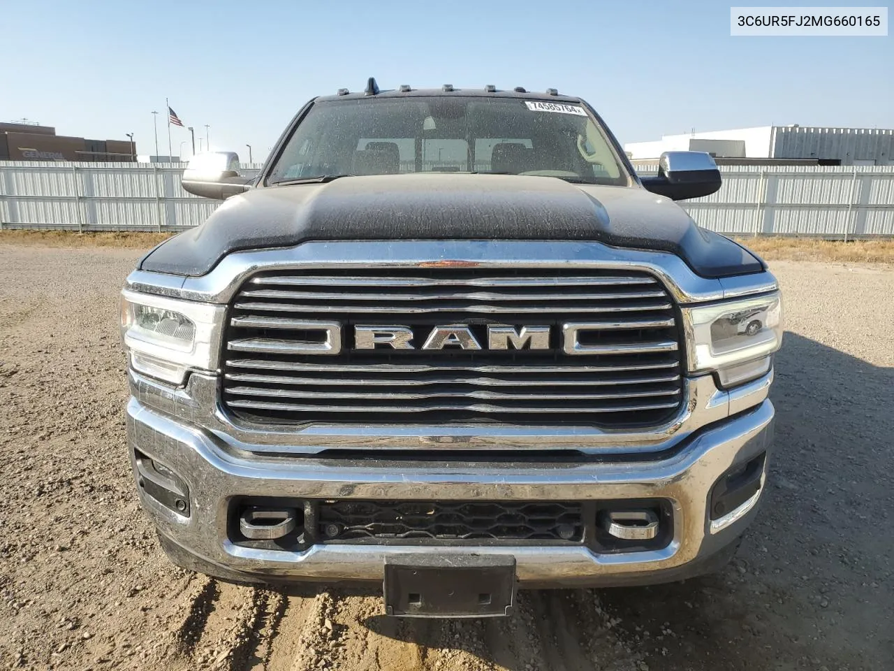 2021 Ram 2500 Laramie VIN: 3C6UR5FJ2MG660165 Lot: 74585764