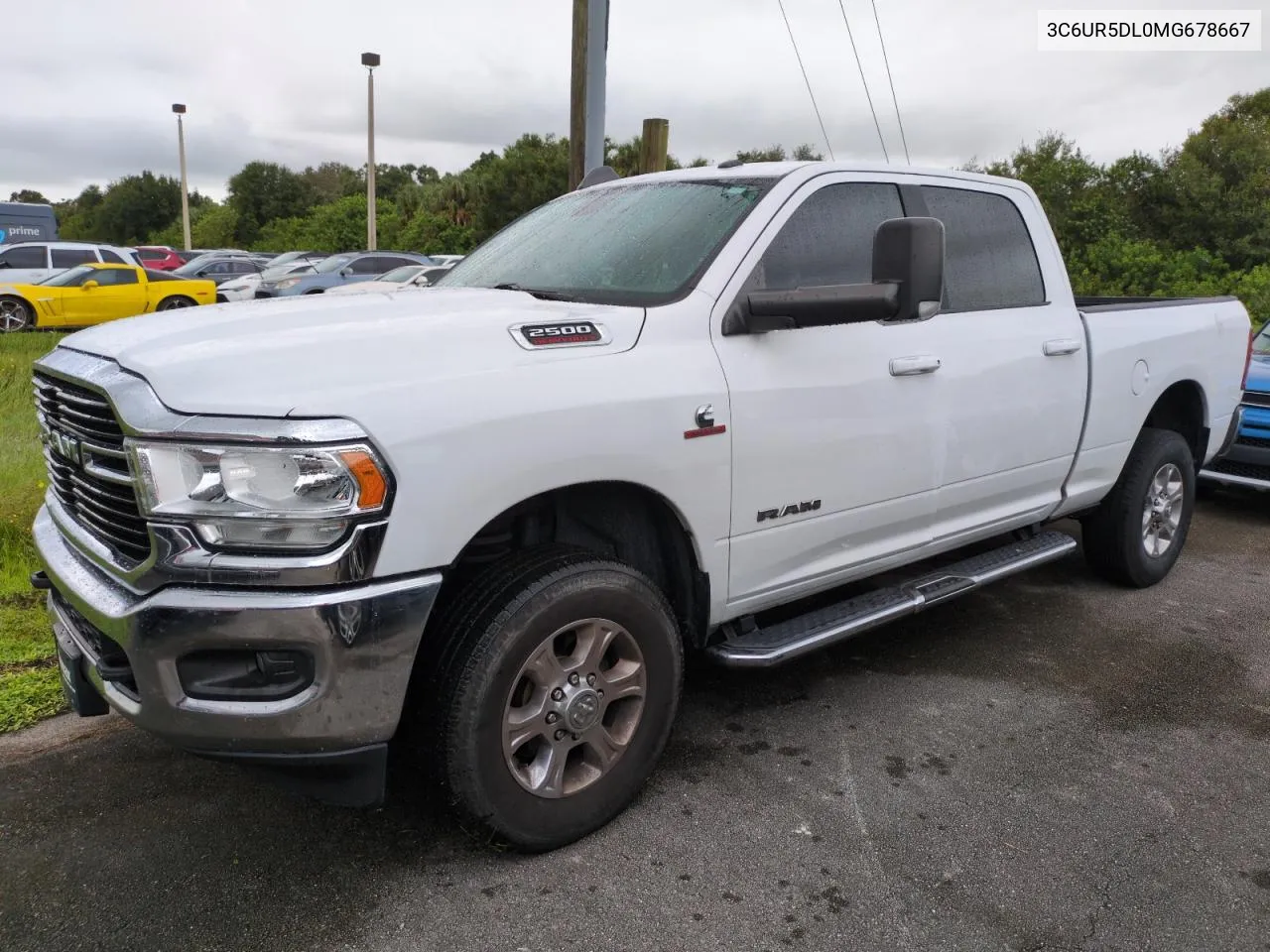 2021 Ram 2500 Big Horn VIN: 3C6UR5DL0MG678667 Lot: 74792864