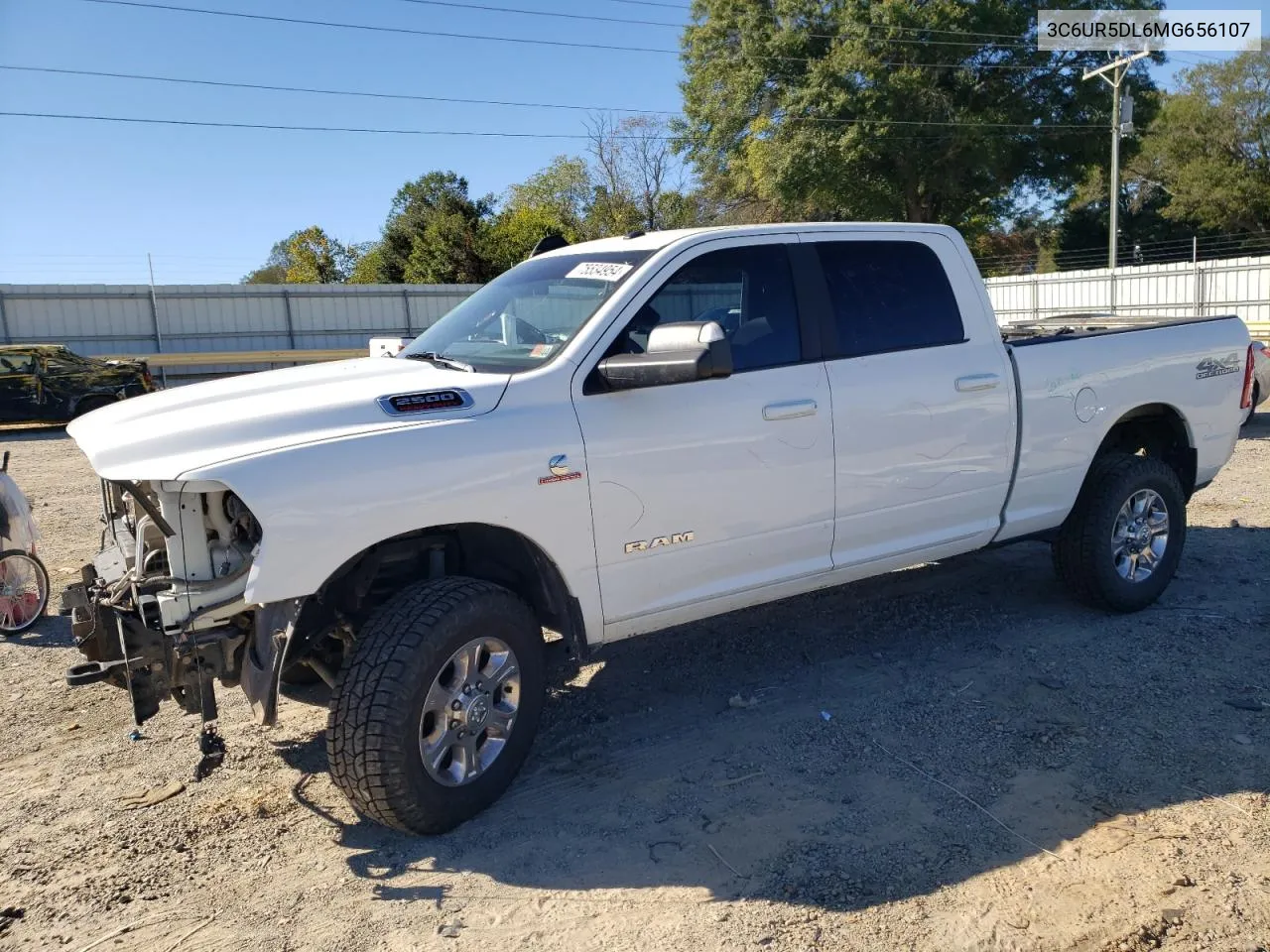 2021 Ram 2500 Big Horn VIN: 3C6UR5DL6MG656107 Lot: 75534954