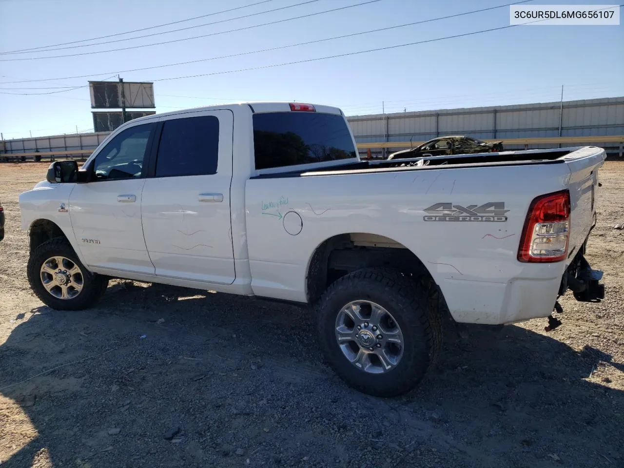 2021 Ram 2500 Big Horn VIN: 3C6UR5DL6MG656107 Lot: 75534954