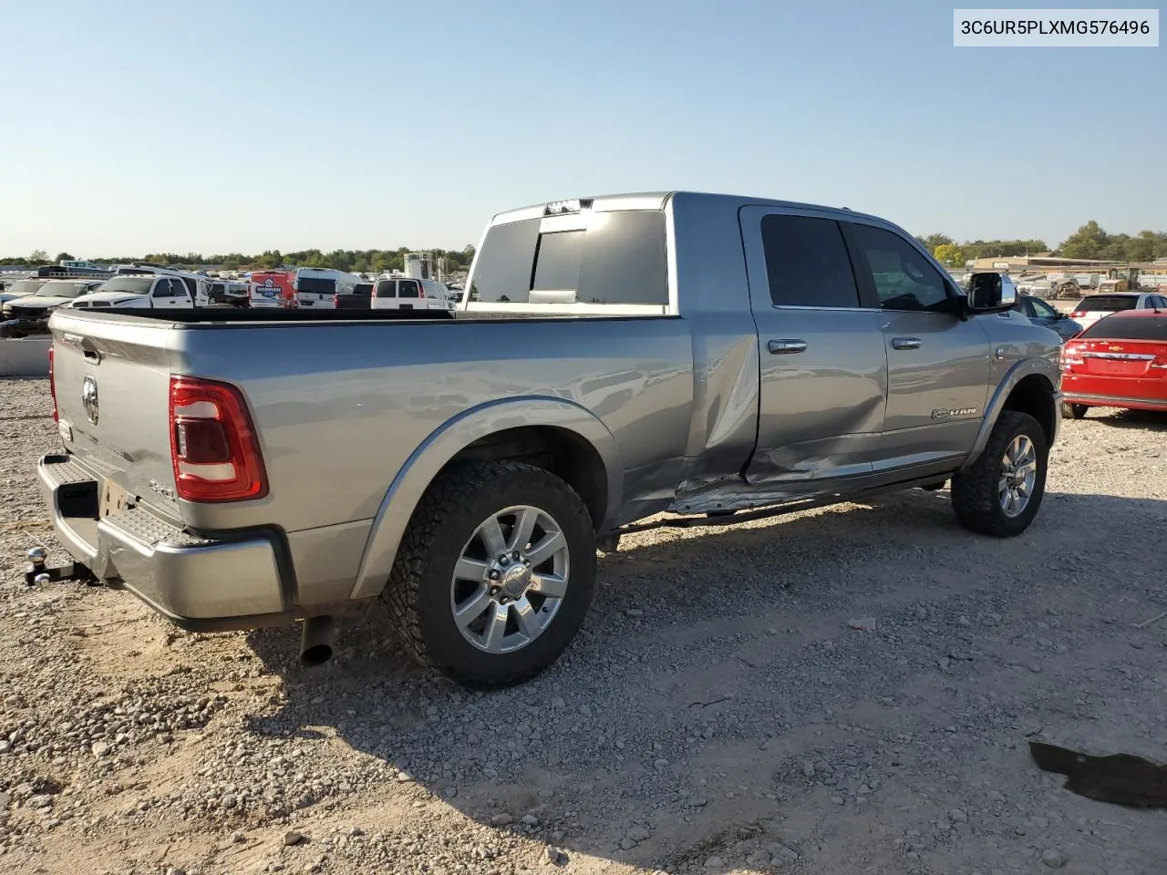 2021 Ram 2500 Longhorn VIN: 3C6UR5PLXMG576496 Lot: 76097194