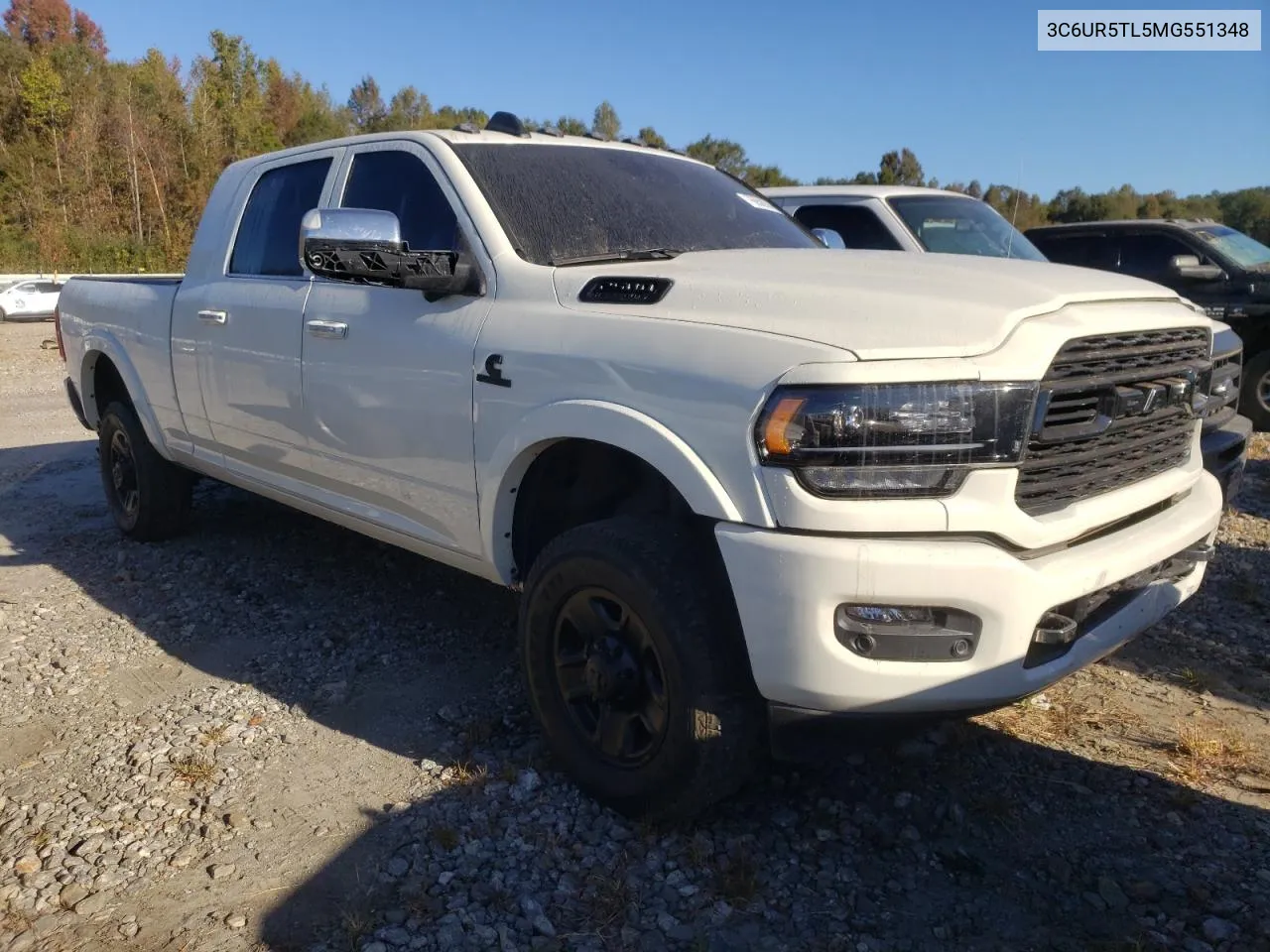 2021 Ram 2500 Limited VIN: 3C6UR5TL5MG551348 Lot: 76658924