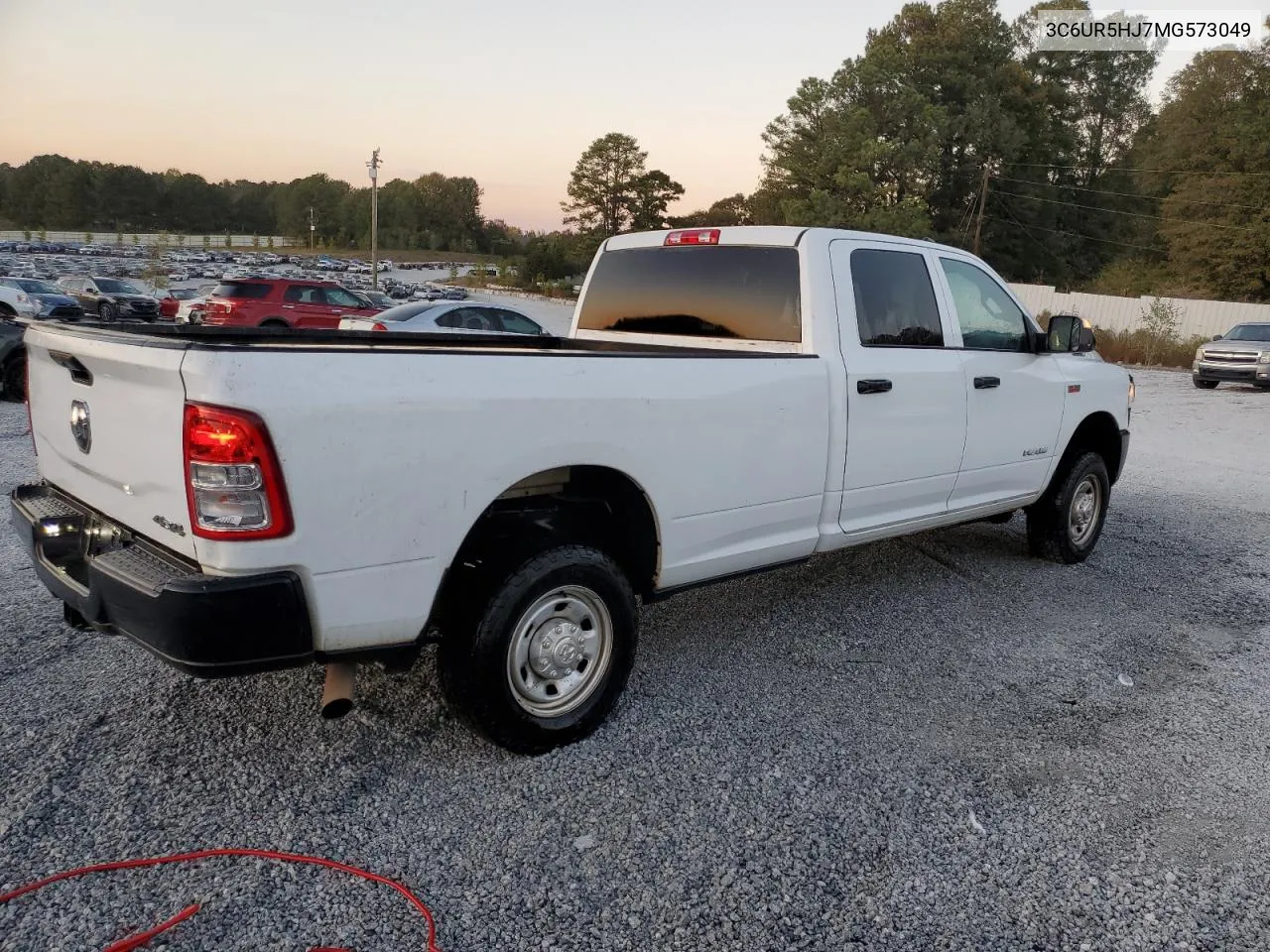 2021 Ram 2500 Tradesman VIN: 3C6UR5HJ7MG573049 Lot: 78078584