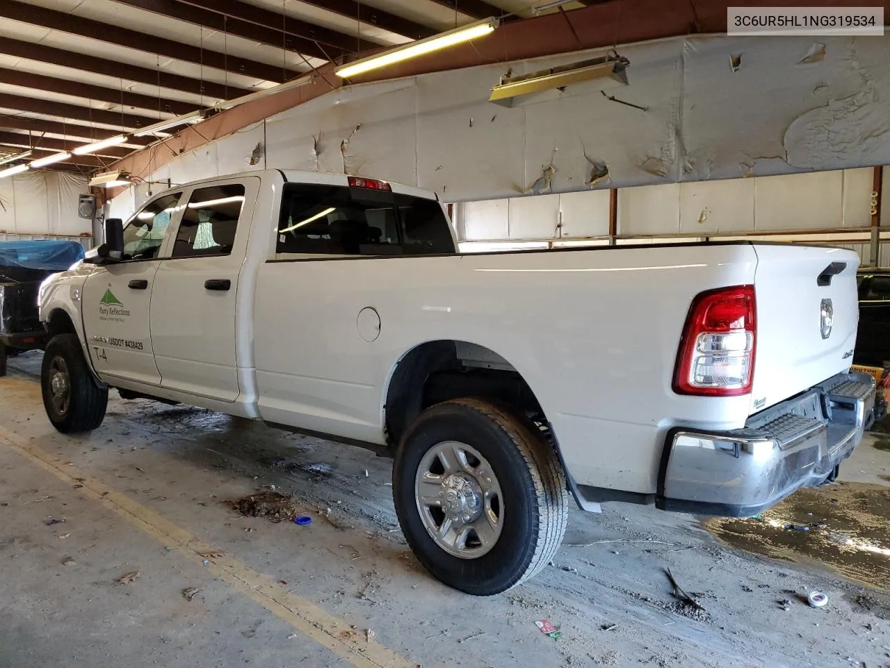 2022 Ram 2500 Tradesman VIN: 3C6UR5HL1NG319534 Lot: 38372404