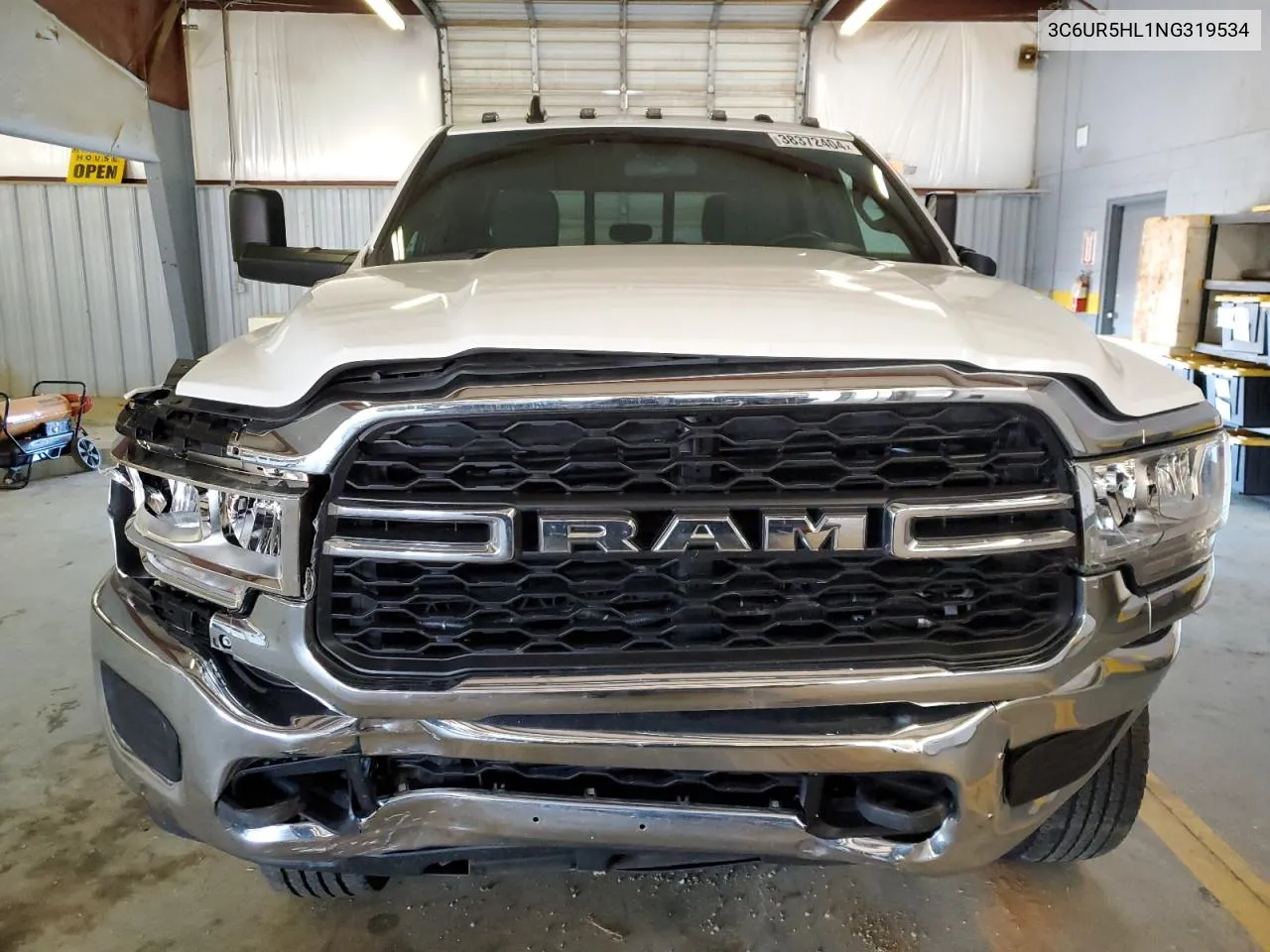 2022 Ram 2500 Tradesman VIN: 3C6UR5HL1NG319534 Lot: 38372404