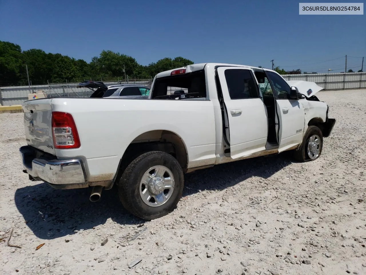 2022 Ram 2500 Big Horn/Lone Star VIN: 3C6UR5DL8NG254784 Lot: 40069914