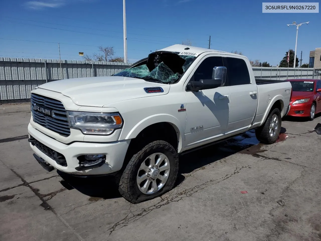 2022 Ram 2500 Laramie VIN: 3C6UR5FL9NG267220 Lot: 47003564