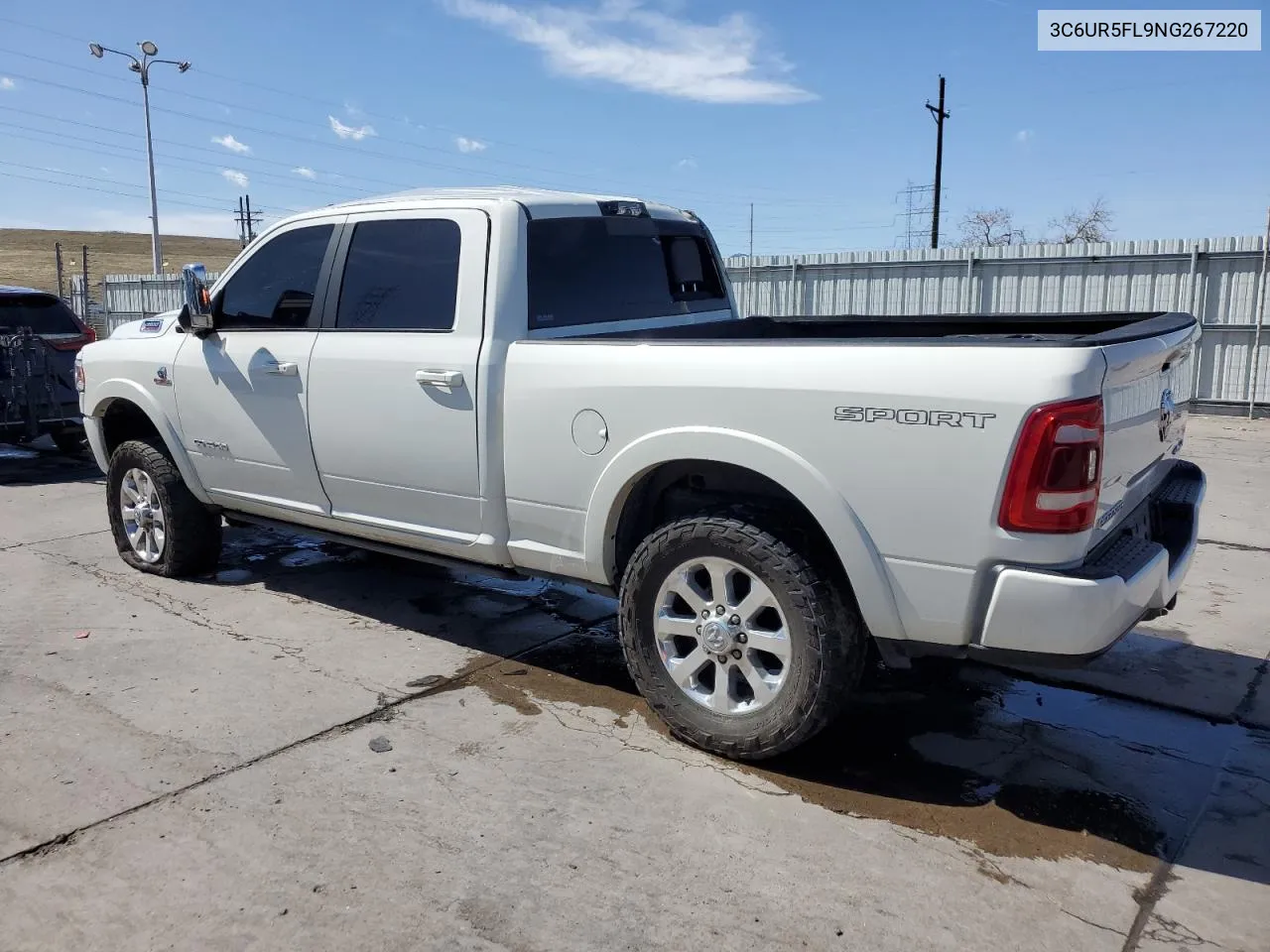 2022 Ram 2500 Laramie VIN: 3C6UR5FL9NG267220 Lot: 47003564