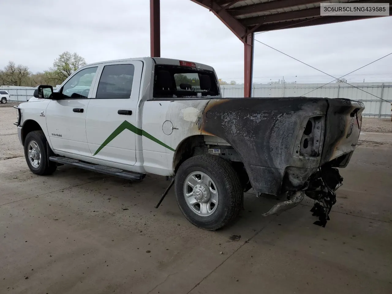 2022 Ram 2500 Tradesman VIN: 3C6UR5CL5NG439585 Lot: 52759344