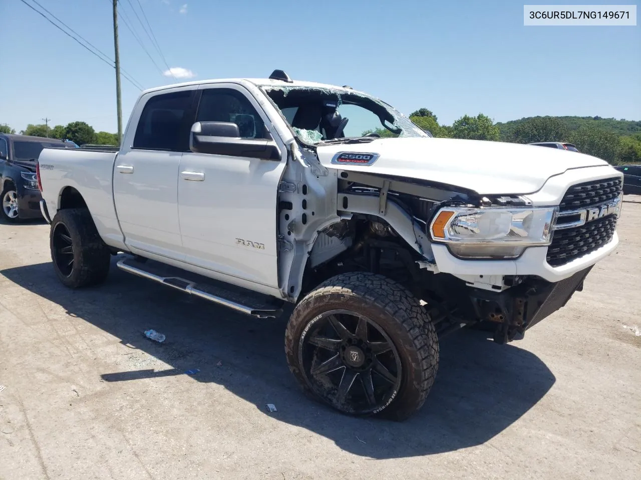 2022 Ram 2500 Big Horn/Lone Star VIN: 3C6UR5DL7NG149671 Lot: 54357974