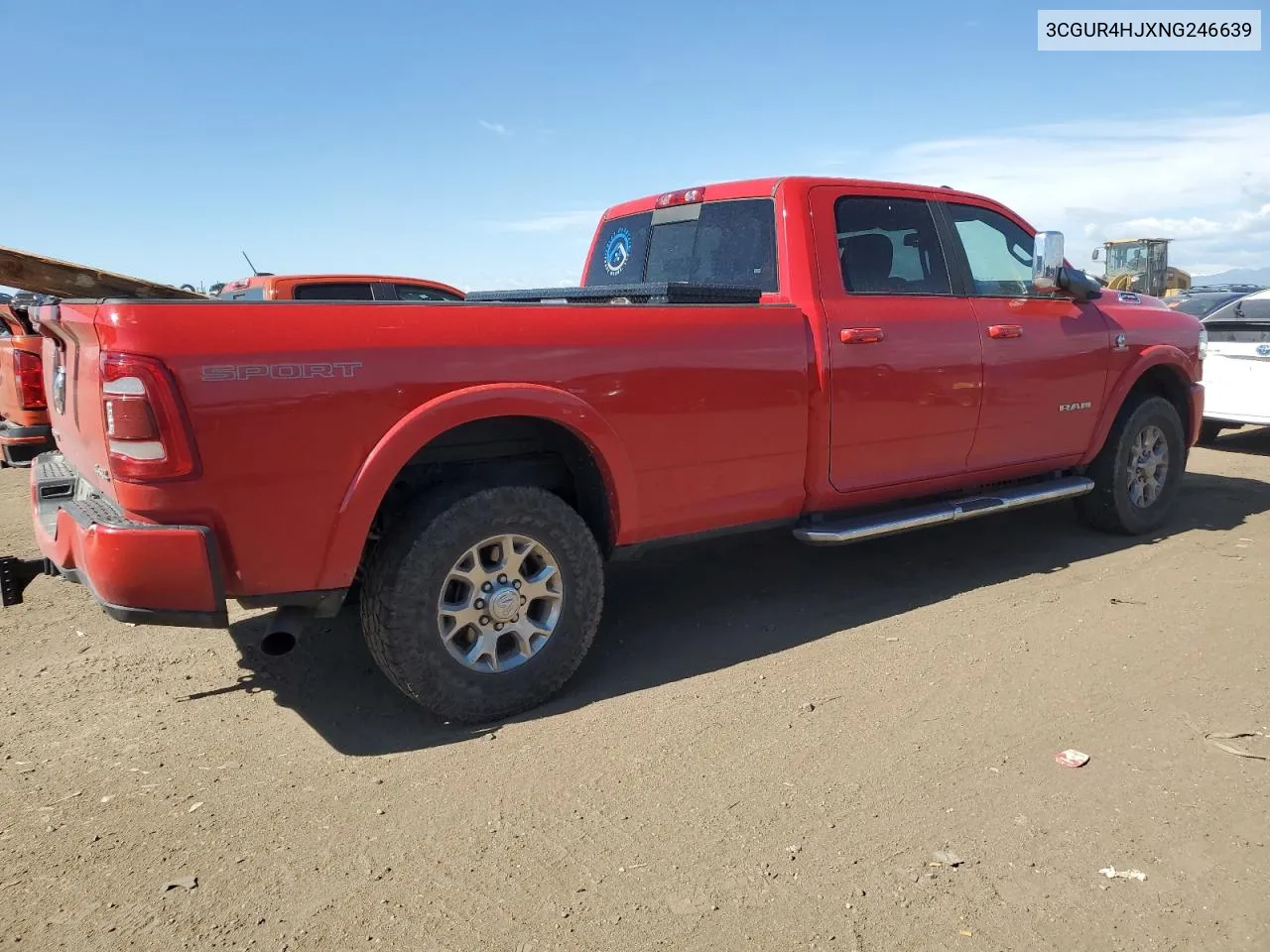 2022 Ram 2500 Laram VIN: 3CGUR4HJXNG246639 Lot: 54954354