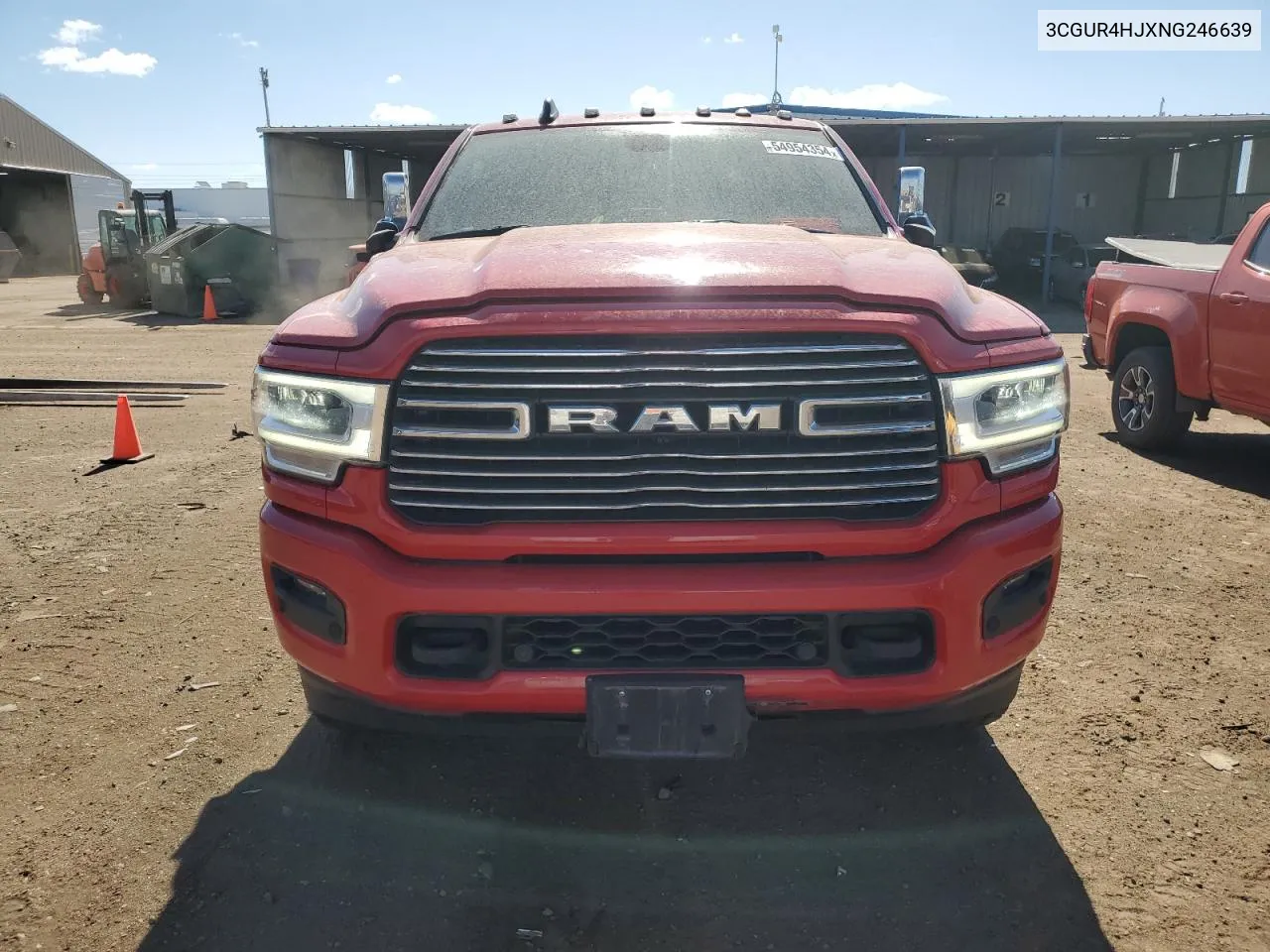 2022 Ram 2500 Laram VIN: 3CGUR4HJXNG246639 Lot: 54954354