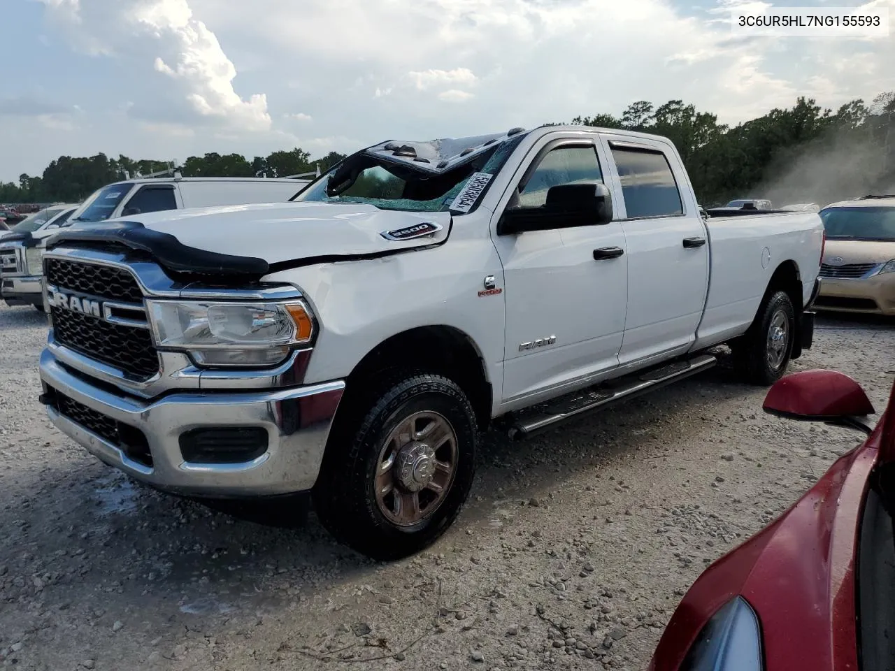 2022 Ram 2500 Tradesman VIN: 3C6UR5HL7NG155593 Lot: 58503864